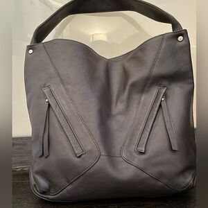 $198 msrp NWOT Tano 100% soft Italian Leather Bag chocolate brown made in Italy